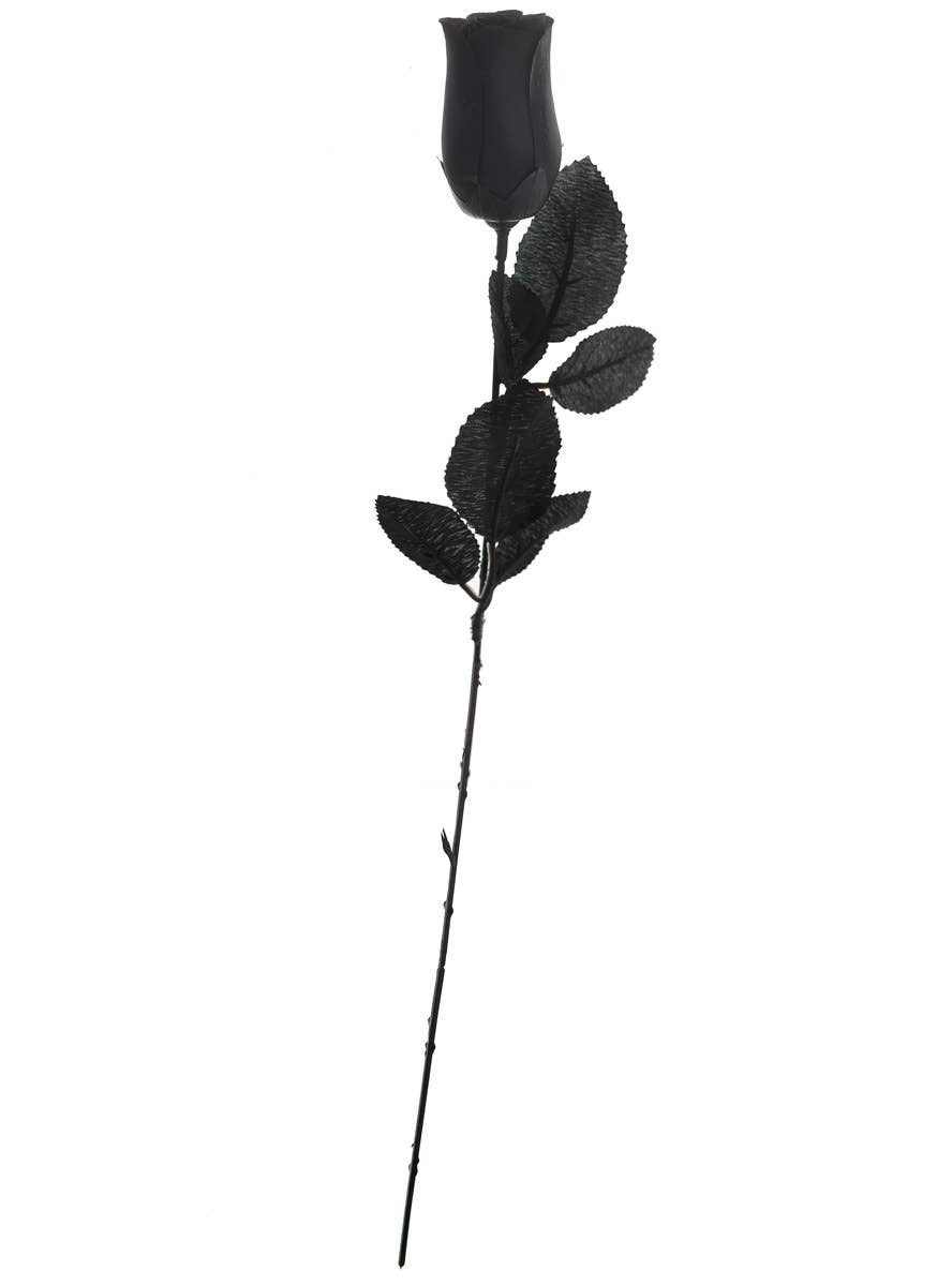 Long Stem Black Rose Prop - Main Image