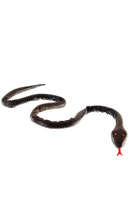 Image of Plush Brown Snake Halloween Decoration