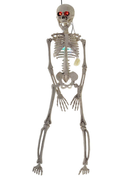 Flashing Light Up 50cm Hanging Skeleton Prop Product Image