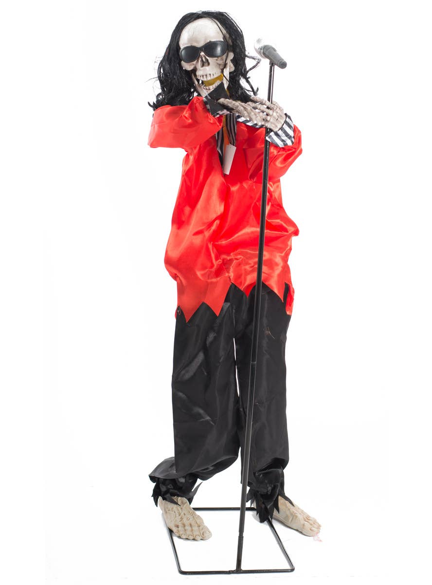 Animated Rick James Super Freak Singing Skeleton Decoration