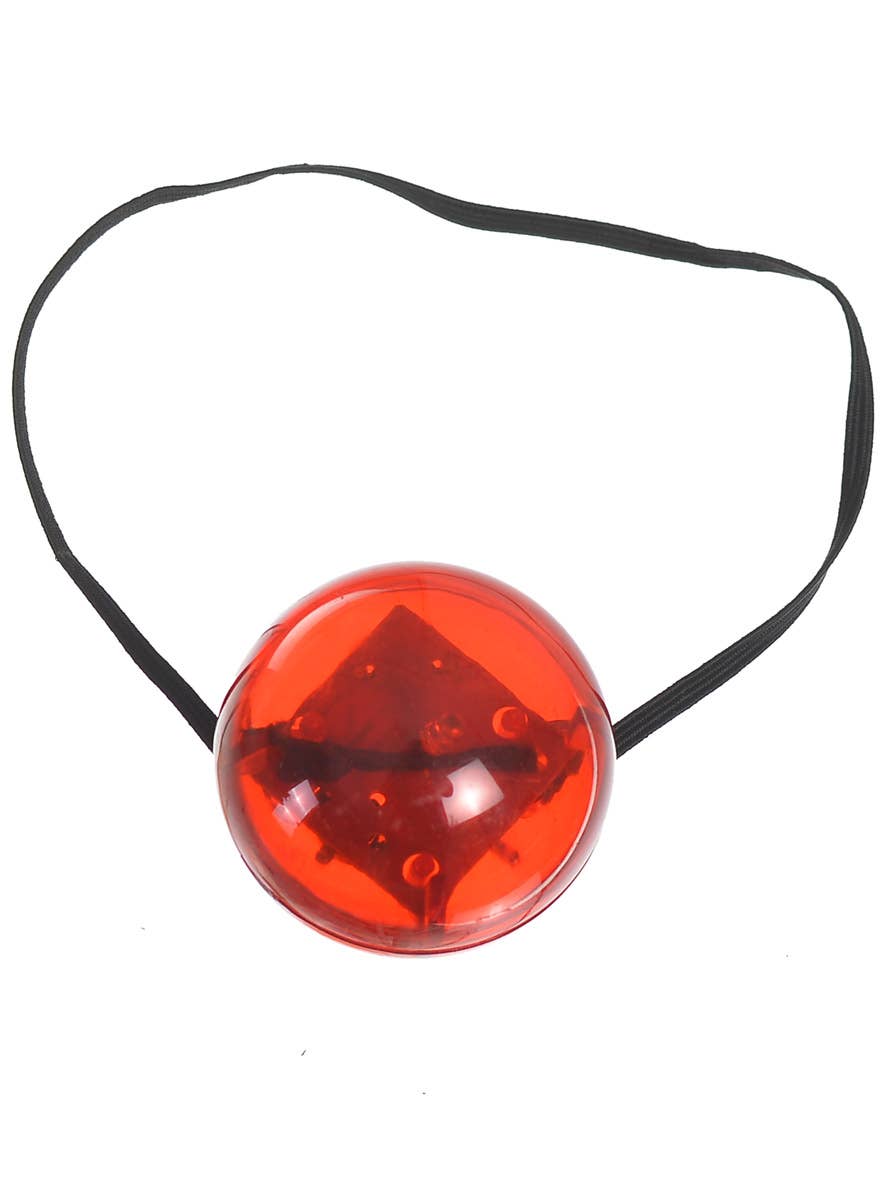 Red Flashing Light Up Rudolph the Reindeer Nose - Alternative Image