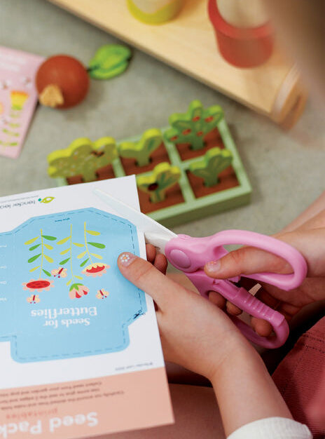 Toy Wooden Garden Centre Pretend Play Set For Children - Lifestyle Image 5