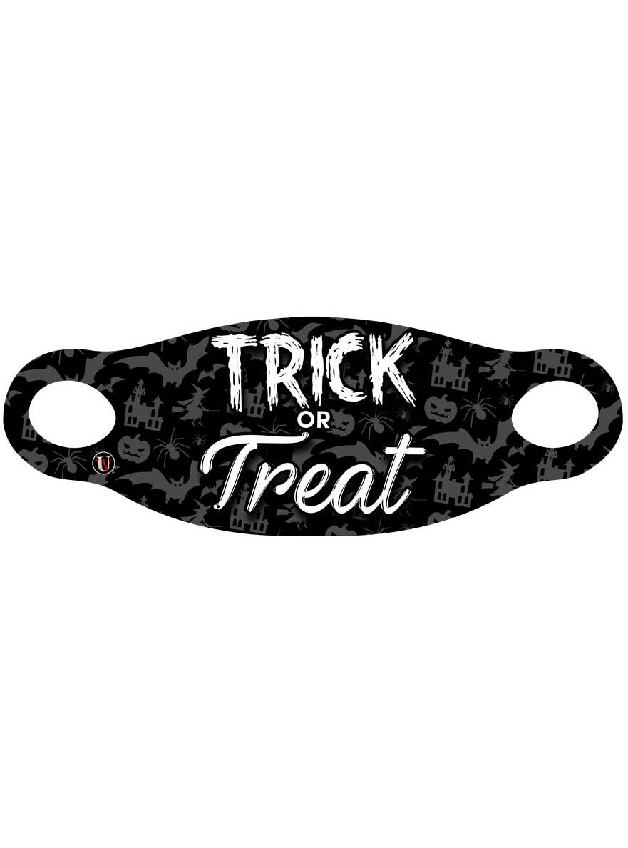 Printed Trick or Treat Halloween Costume Mask