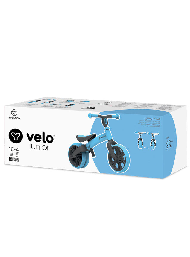 Velo Blue Junior Balance Bike - Packaging Image