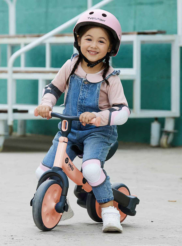 Velo Peach Colour 2 In 1 Trike For Children - Lifestyle Image 1