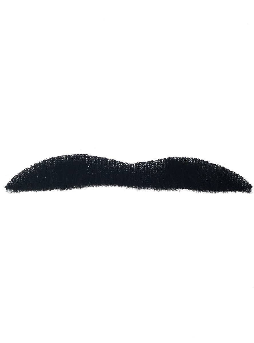 Image of Novelty Wide and Straight Black Costume Moustache - Main Image