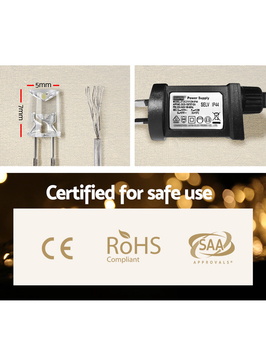 Warm White 50 Metre Fairy Christmas Lights - Information Image 3