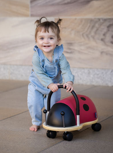 Wheely Bugs Kids Small Ride On Ladybug - Lifestyle Image 1
