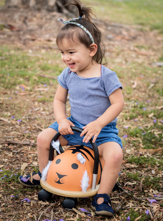 Wheely Bugs Kids Small Tiger Ride On - Lifestyle Image 1