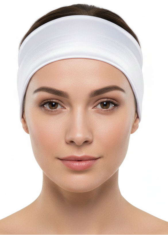 Metallic White Headband - Main Image