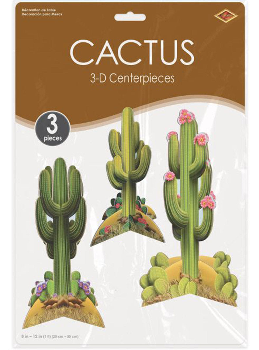Wild West Cactus Table Centrepieces - Packaging Image