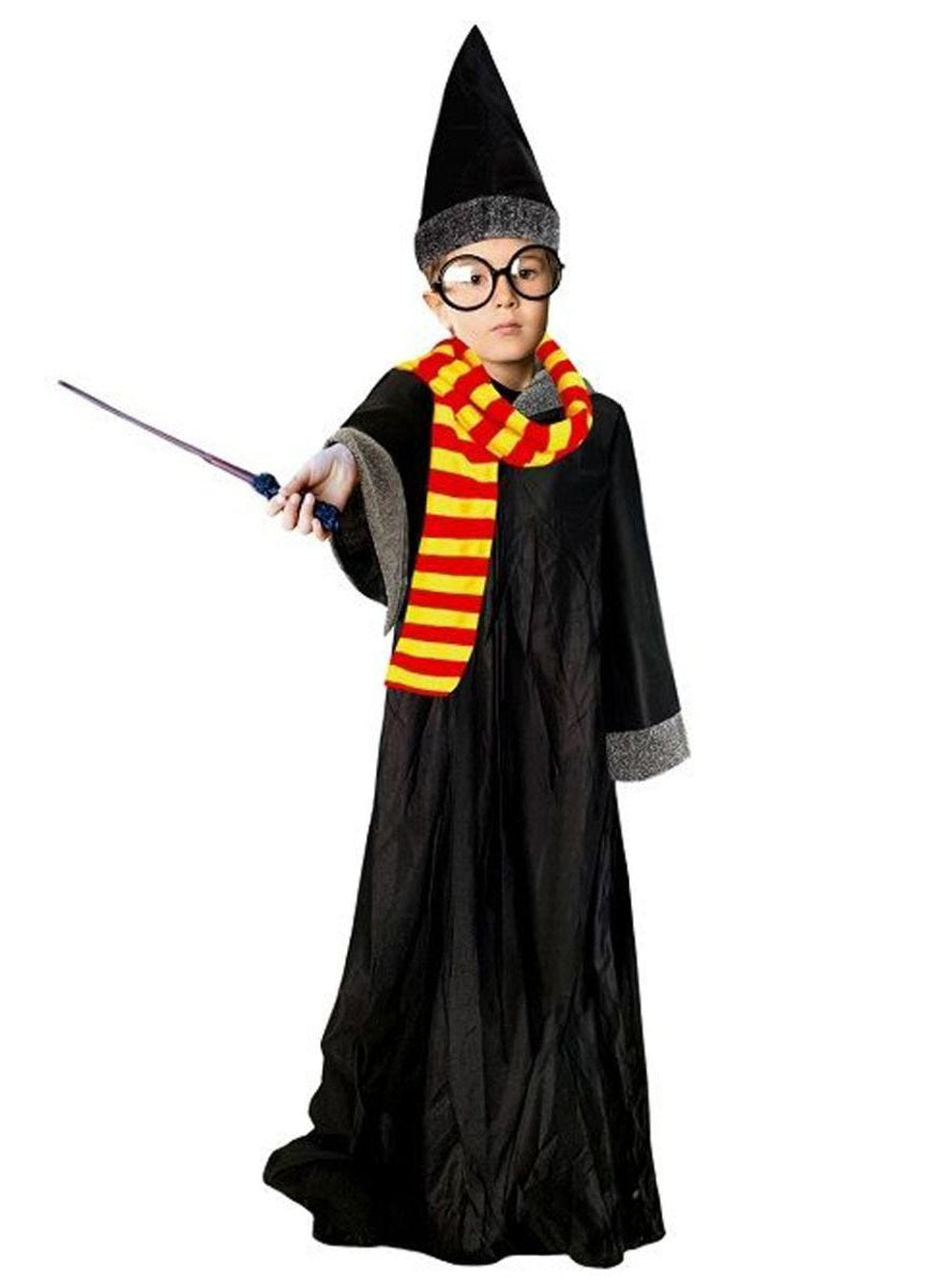 Wizard Boy Kids Book Character Costume - Main Image