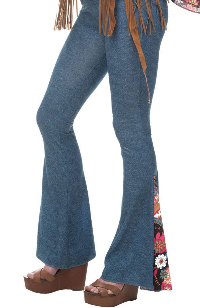 Women's Peace Out Hippie 1960's Costume - Pant Image