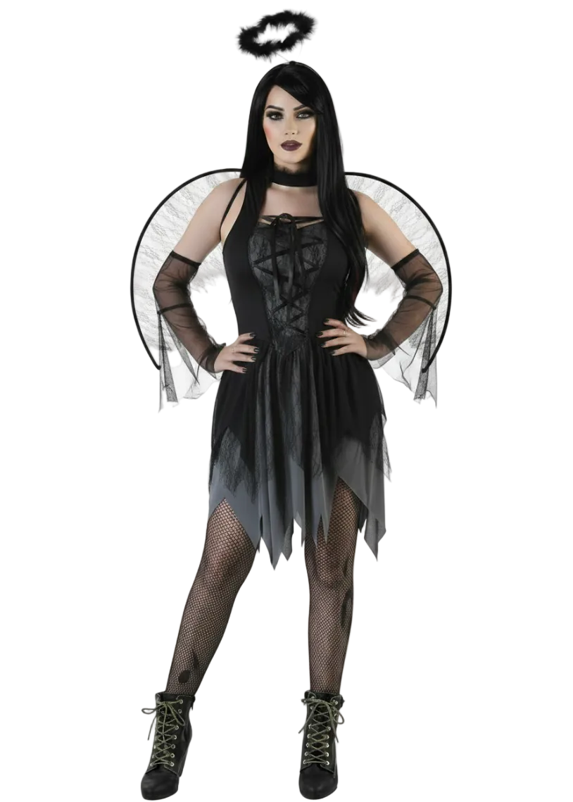 Broken Fallen Angel Women's Halloween Costume - Main Image