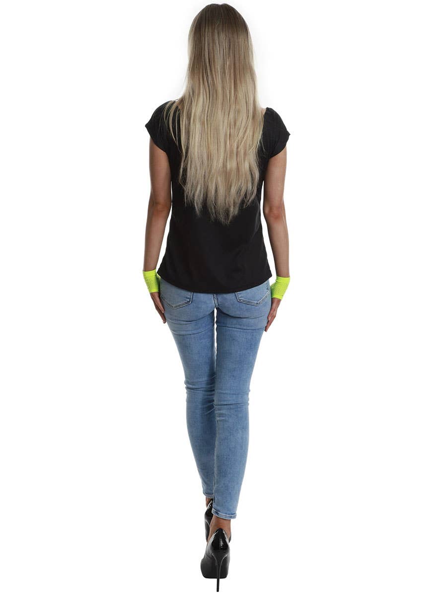 Image of I Love The 90s Women's Black Costume Shirt - Back Image