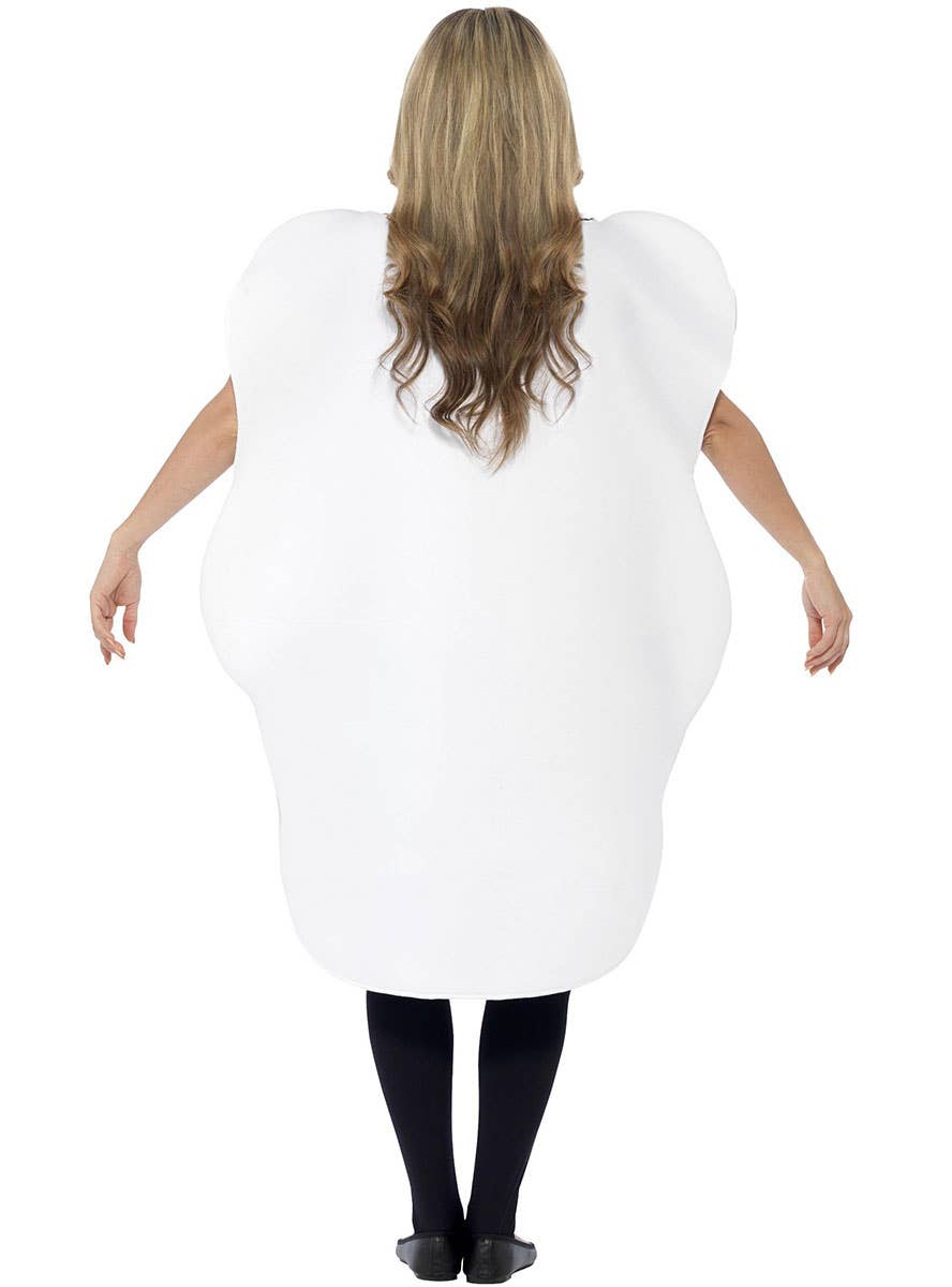 Image of Sunny Side Up Women's Egg Costume - Back Image