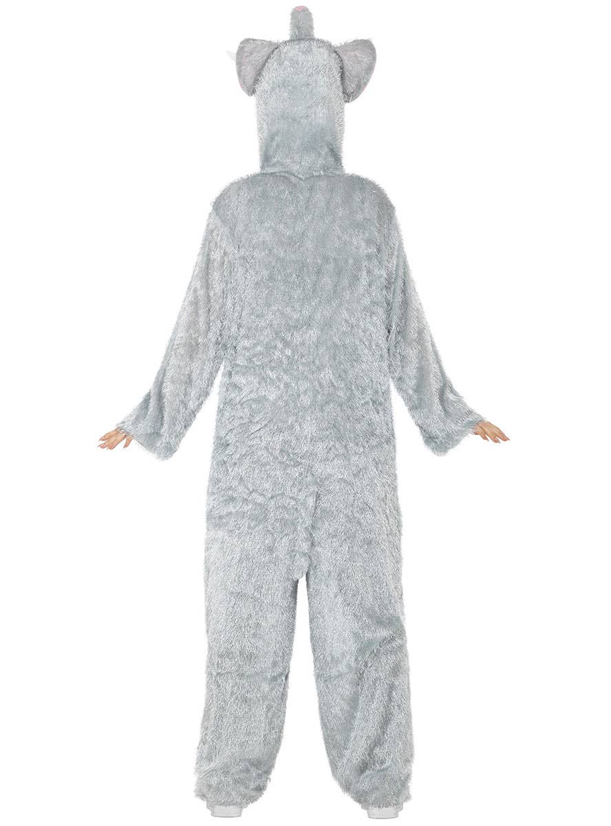 Image of Elephant Women's Onesie Fancy Dress Costume - Back Image