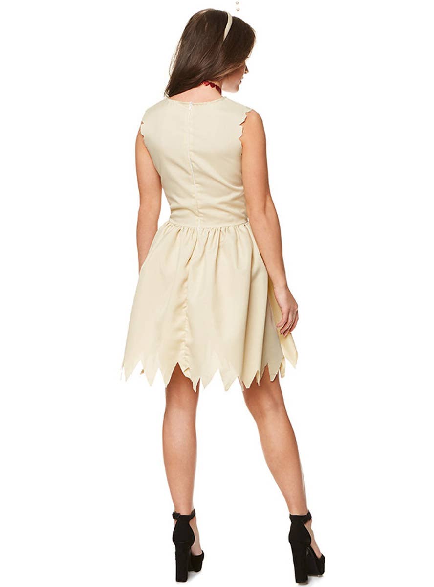 Image of Voodoo Doll Women's Halloween Costume - Back View