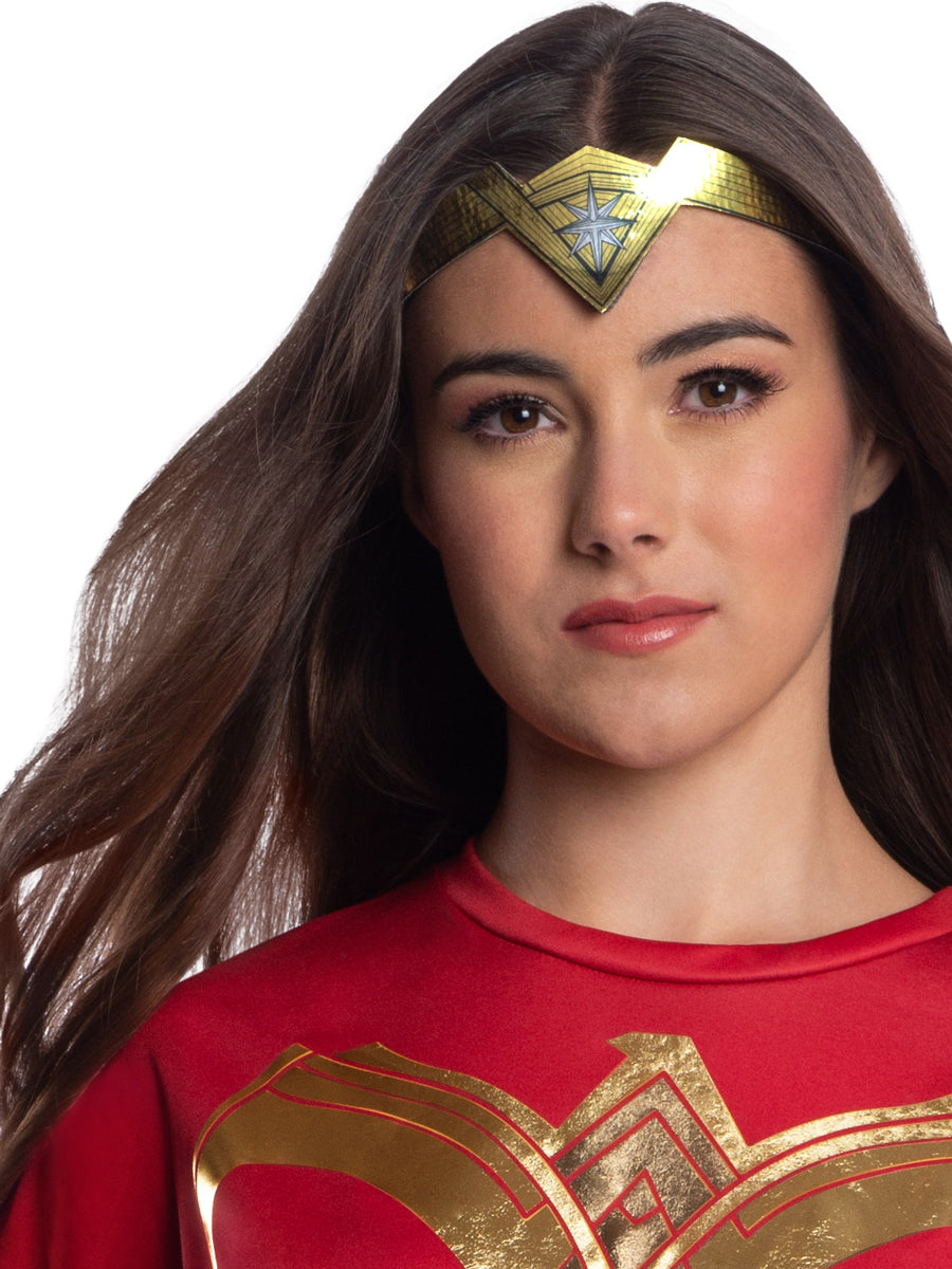 Wonder Woman Teen Girls Oversized T Shirt Costume - Close Image 1