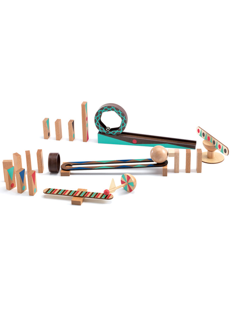 Wooden 28Pc Zig And Go Set - Alternate Image 1