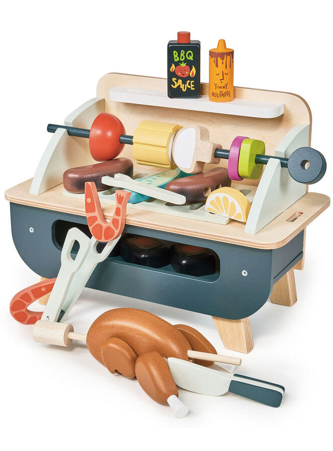Wooden Barbeque Kids Toy Set - Alternate Image