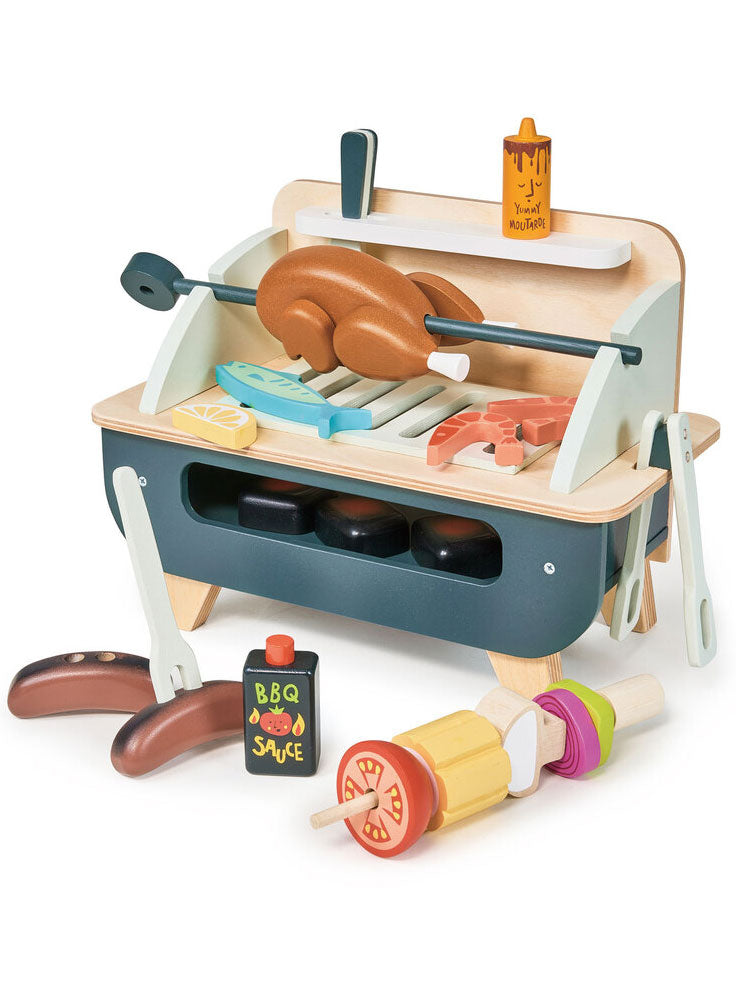Wooden Barbeque Kids Toy Set - Main Image