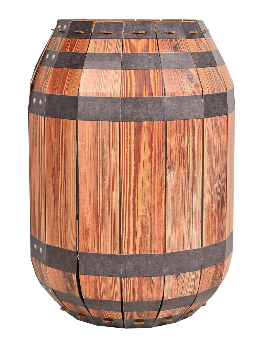 Wooden Barrel 84cm 3D Party Prop - Alternative Image