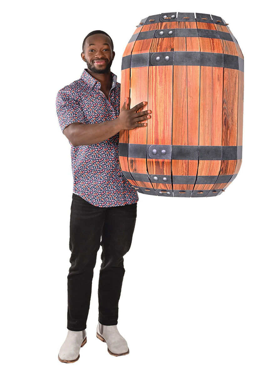 Wooden Barrel 84cm 3D Party Prop - Main Image