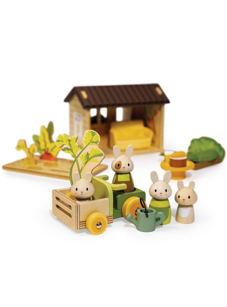 Wooden Bunnys Carrot Patch Toy - Alternate Image 4