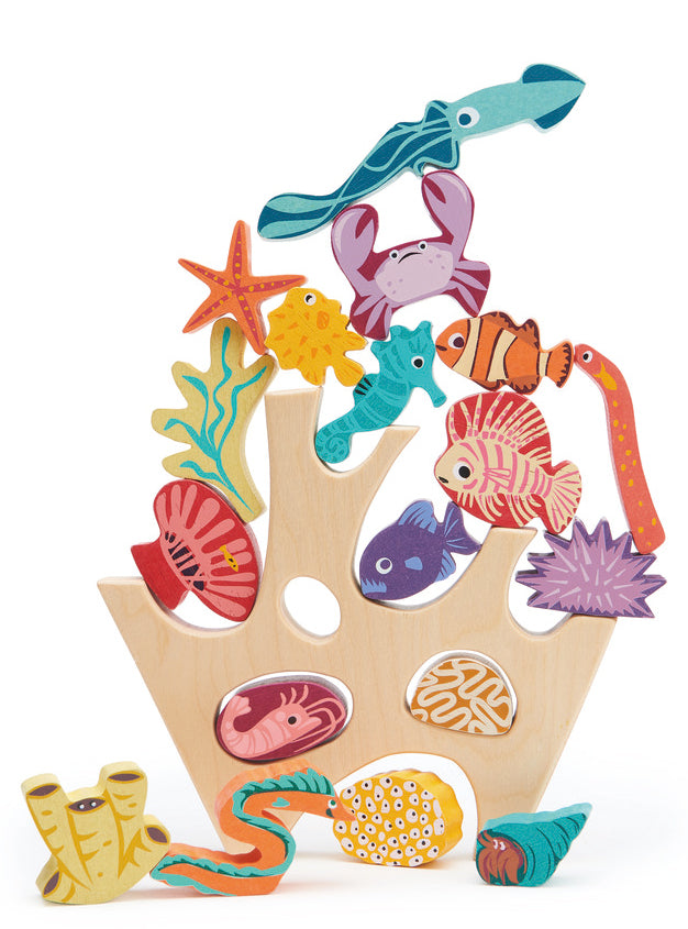 Wooden Coral Reef Stacking Toy - Alternate Image 2