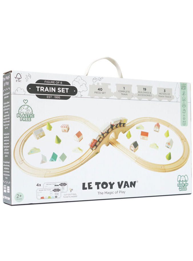 Wooden Figure 8 Train Set - Packing Image