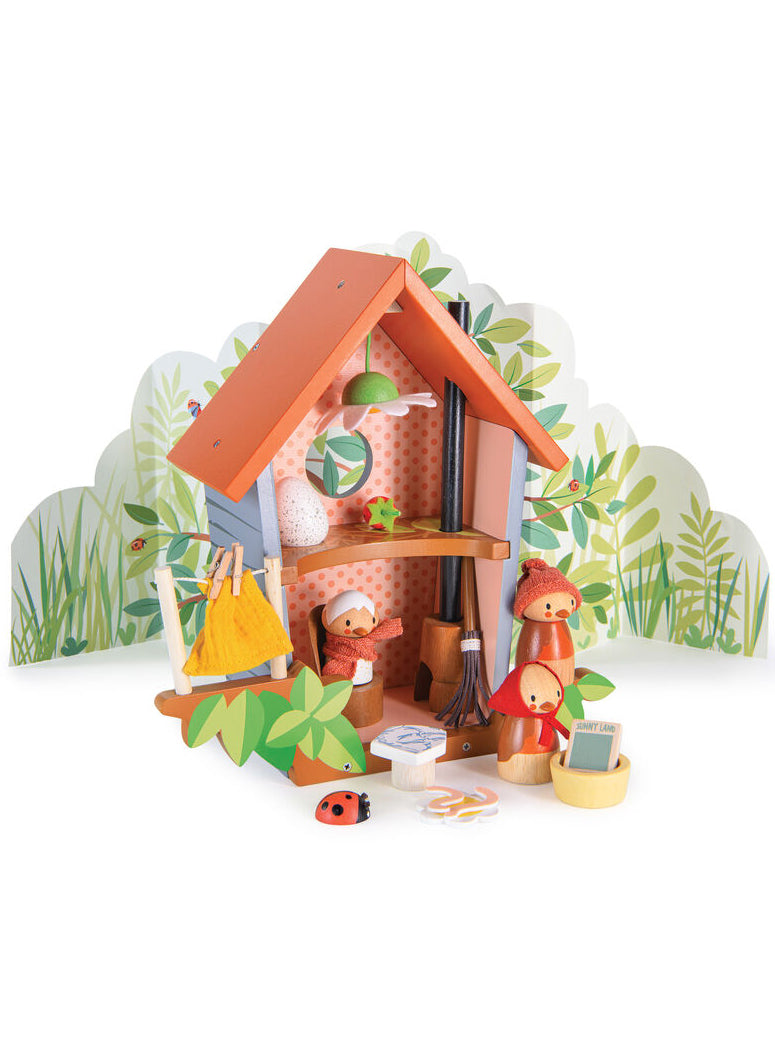 Wooden Mini Robins Nest Box Toy - Main Image