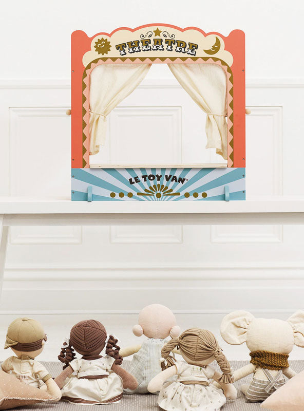 Wooden Tabletop Puppet Theatre - Lifestyle Image 6