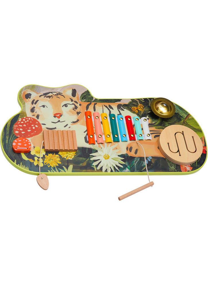 Wooden Tiger Musical Toy - Alternate Image