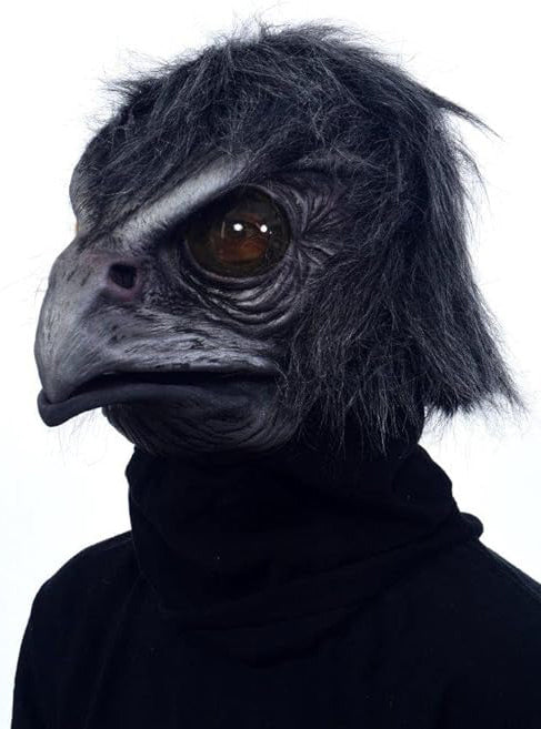 Zagone Studios Deluxe Ravenous Black Raven Full Head Latex Mask - Main Image