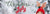 Image of a woman wearing Reindeer antlers with text that says Christmas in July