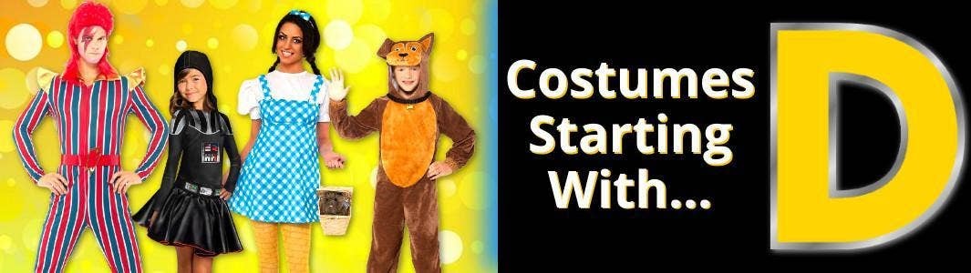 dress up party starting with d Letter Costume Series: Delightful Letter D Costume Ideas  CostumeBox  Australia