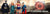 Image of people wearing DC Superhero costumes next to the text 'Justice League Costume Ideas'.