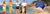 Banner image of four people wearing Australian themed costumes on a beach background. On the side is text that reads 'Happy Australia Day' and 'Costume Ideas'.