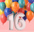 Image of 16th Birthday Balloon Display