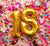 Image of 18th Birthday Balloons and Confetti