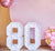 80th Birthday Display and Balloons
