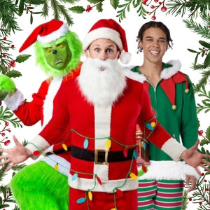 mens christmas fancy dress Amazon.com: Liitrsh 6 Pcs Santa Claus Costume for Men Christmas Outfit Vest Tops Santa Hat Pant Gloves Belt Shoe Covers for Cosplay (Small): Clothing, Shoes & Jewelry