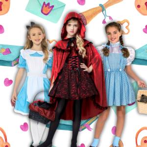 sachin and babi light blue dress Girls Fairytale Costumes