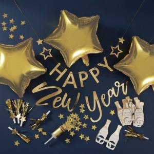 Image of New Years Eve Party Supplies and Decorations
