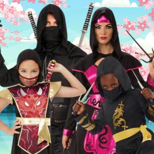 Adults and Kids Ninja Costumes & Accessories