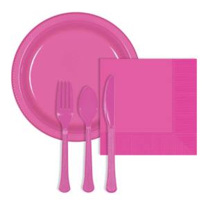 Image of Pink Colour Party Supplies