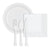 Image of White Colour Party Supplies