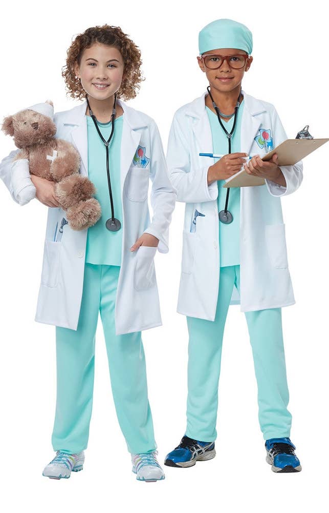 Kids Doctor Occupation Fancy Dress Costume For Boys and Girls