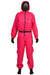 Image of Squid Play Triangle Mask Guard Adult's Plus Size Costume - Front Image